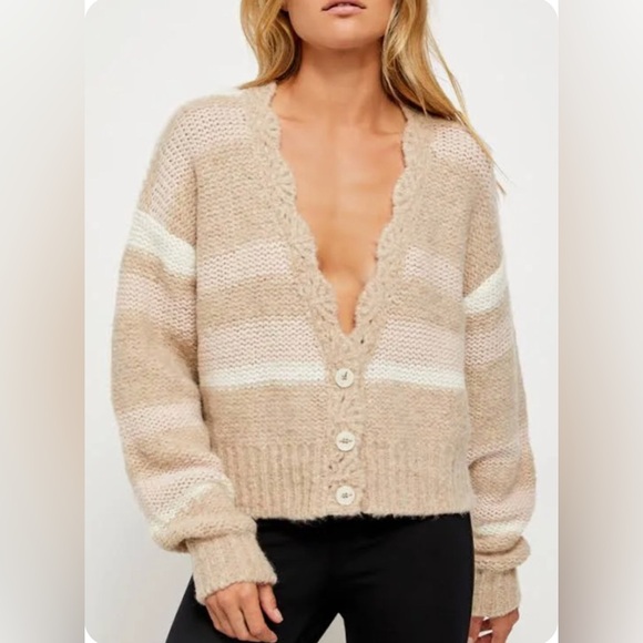 NEW✨Free People Fine Time Cardigan Sweater - Picture 4 of 6